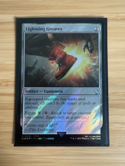 Lightning Greaves (Surge Foil) Commander: Final Fantasy Surge Foil NM - Image 1