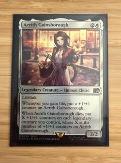 Aerith Gainsborough Final Fantasy Foil NM - Image 1