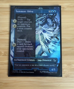 Summon: Shiva (Borderless) Final Fantasy Foil NM - Image 1