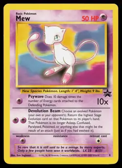 Mew 8 Promo WoTC Promo Pokemon Card - Image 1