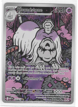 Houndstone 145/132 Mega Evolution NM Pack Fresh Full Art Rare Pokemon TCG - Image 1