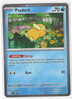 Psyduck MEP 007 Mega Evolution Blister Promo Cosmos Holo Pokemon TCG - Image 1