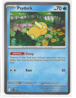 Psyduck MEP 007 Mega Evolution Blister Promo Cosmos Holo Pokemon TCG - Image 1