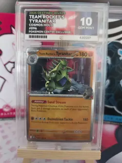 ACE 10 - Team Rocket's Tyranitar Pokemon Center Stamp Promo - Image 1