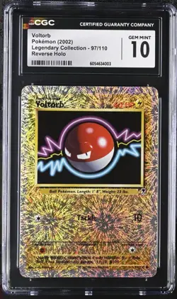 Pokemon Voltorb Legendary Coll. 97/110 Reverse Holo CGC 10 GEM MINT - Image 1