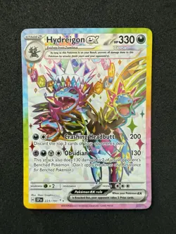 2024 Pokemon SV Surging Sparks SSP EN Hydreigon Ex #223/191 - Image 1