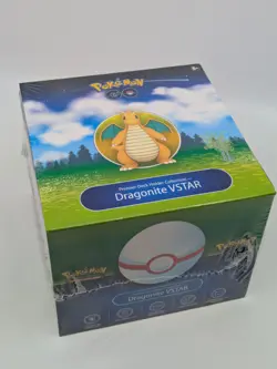 Pokemon GO Premier Deck Holder Box Dragonite VStar Collection Sealed - Image 1