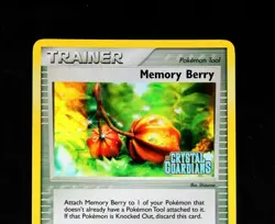 2008 Pokemon - Memory Berry Trainer 80/100 EX Crystal Guardians Holo Stamped LP - Image 3