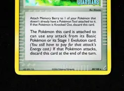 2008 Pokemon - Memory Berry Trainer 80/100 EX Crystal Guardians Holo Stamped LP - Image 4