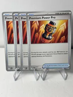 4x Mega Evolution Premium Power Pro - #124/132 Playset - Image 1