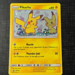 Pikachu SM162 Promo Team Up Single Pack Blisters 2019 Pokemon English TCG LP - Image 1
