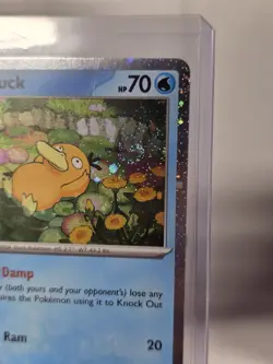 Pokemon TCG Psyduck MEP 007 Mega Evolution Pokemon Blister Promo Swirl - Image 2