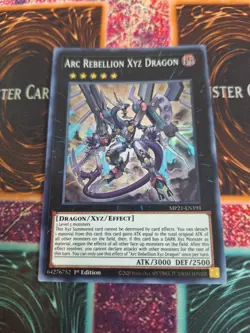 Yu-Gi-Oh! Arc Rebellion Xyz Dragon MP21-EN191 Super Rare 1st Edition Near Mint - Image 1