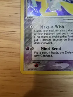 Pokemon TCG Jirachi 8/101 Holo Rare Card EX Hidden Legends - Image 4