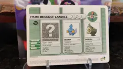 PKMN BREEDER CANDICE Battle e-Reader POKEMON Game Boy Advance 2003 Trading Card - Image 1