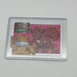 Pokemon Card Vulpix vs Hypno No.037 Prism Topsun Japanese NINTENDO 1998 - Image 5