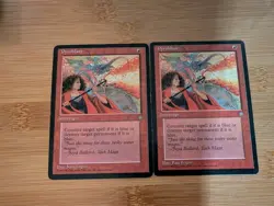 Magic the Gathering Ice Age Pyroblast Card Lightly Played - Set Of 3. - Image 5