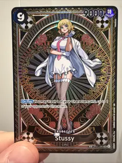 Stussy SR OP07-085 SP Parallel A Fist of Divine Speed ONE PIECE Card Japanese NM - Image 3