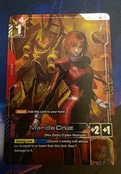 MARIDA CRUZ - GD01-093 R+ Alt Art GUNDAM TCG CARD GAME ENGLISH NEWTYPE RISING - Image 1
