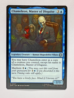 MTG Magic Marvel's Spider-Man SPM Chameleon Master of Disguise #27 Legendary - Image 1