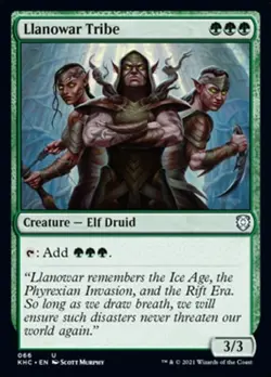 Llanowar Tribe Kaldheim Commander LP MTG - Image 1