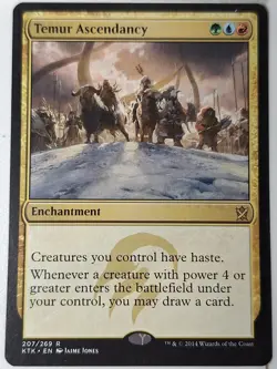 Temur Ascendancy - Khans of Tarkir - Magic the Gathering MTG Nice! - Image 1