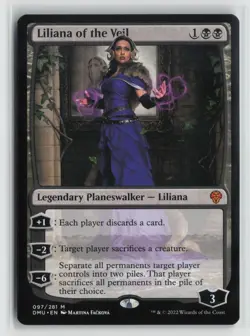 Liliana of the Veil 097 Dominaria United DMU MTG Magic - Image 1