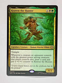 MTG Magic Marvel's Spider-Man SPM Kraven the Hunter #133 Legendary Creature Rare - Image 1