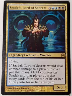 Szadek, Lord of Secrets - Commander: 2011 - Magic the Gathering MTG Nice! - Image 1