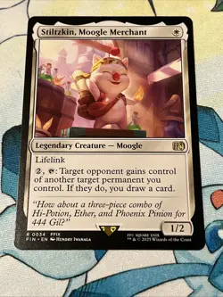 Stiltzkin, Moogle Merchant Final Fantasy Regular - NM #34 MTG FIN - Image 1