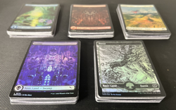 MTG 100 Foil Full Art Basic Lands Lot 20 of Each Color DSK MKM BLB MH3 OTJ NM - Image 2