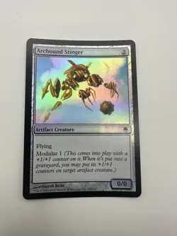 MTG Magic the Gathering NM FOIL Arcbound Stinger - Darksteel - Image 1