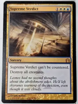 Supreme Verdict - Return to Ravnica - Magic the Gathering MTG Nice! - Image 1