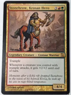 Stonebrow, Krosan Hero - Time Spiral - Magic the Gathering MTG Nice! - Image 1
