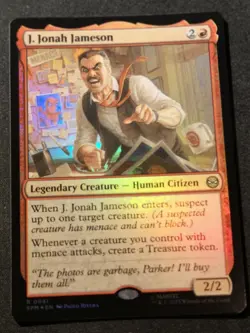 J. Jonah Jameson - Foil - SPM - MTG - EN - NM - 0081 - Image 1