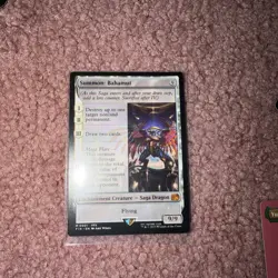 Summon: Bahamut M 0001 Regular Final Fantasy Magic the Gathering MTG Card Eng NM - Image 1