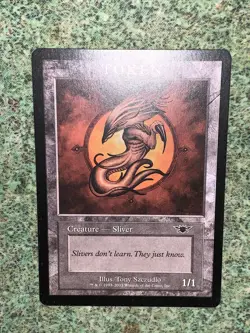 MTG 1x Player Rewards Promo colorless Legions NM Sliver Token - Image 1