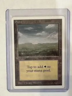 MTG Magic the Gathering Plains (290/302) Unlimited Edition LP - Image 1