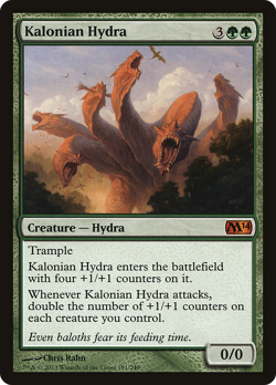 Kalonian Hydra #181 (MP) Magic 2014 M14 Magic MTG - Image 1