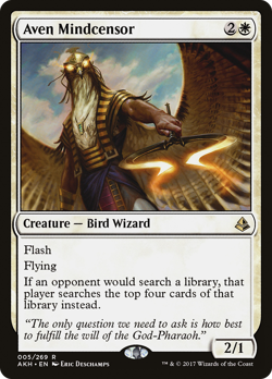 Aven Mindcensor #5 (MP) Amonkhet AKH Magic MTG - Image 1