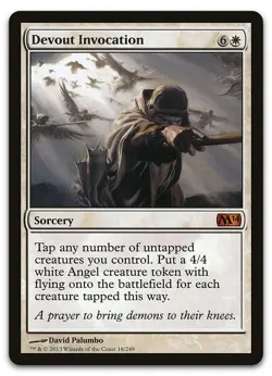 Devout Invocation #16 (LP) Magic 2014 M14 Magic MTG - Image 1
