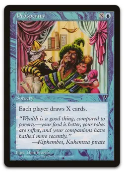 Prosperity (LP) Visions VIS Magic MTG - Image 1