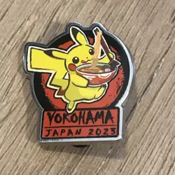 2023 Pokemon World Championship Yokohama Japan Pikachu Pin & Coin - Image 2
