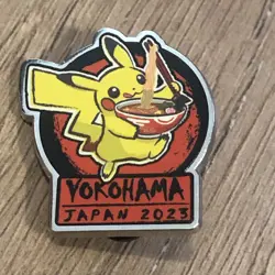 2023 Pokemon World Championship Yokohama Japan Pikachu Pin & Coin - Image 3