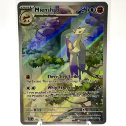 Pokemon TCG Mienshao 200/182 SV04: Paradox Rift Illustration Rare Holo NM - Image 1