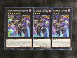 3x YuGiOh! - Kerzebs, the Gaoled Glutton DOOD-EN048 Common 1st Edition Near Mint - Image 1
