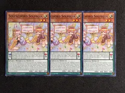 3x YuGiOh! - Solfachord Solfegia DOOD-EN020 Common 1st Edition Near Mint - Image 1