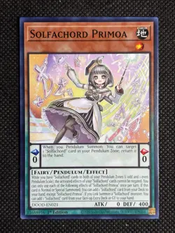 3x YuGiOh! - Solfachord Primoa DOOD-EN021 Common 1st Edition Near Mint - Image 2