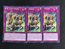 3x YuGiOh! - R.B. Last Stand DOOD-EN095 Common 1st Edition Near Mint - Image 1
