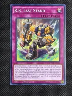 3x YuGiOh! - R.B. Last Stand DOOD-EN095 Common 1st Edition Near Mint - Image 2